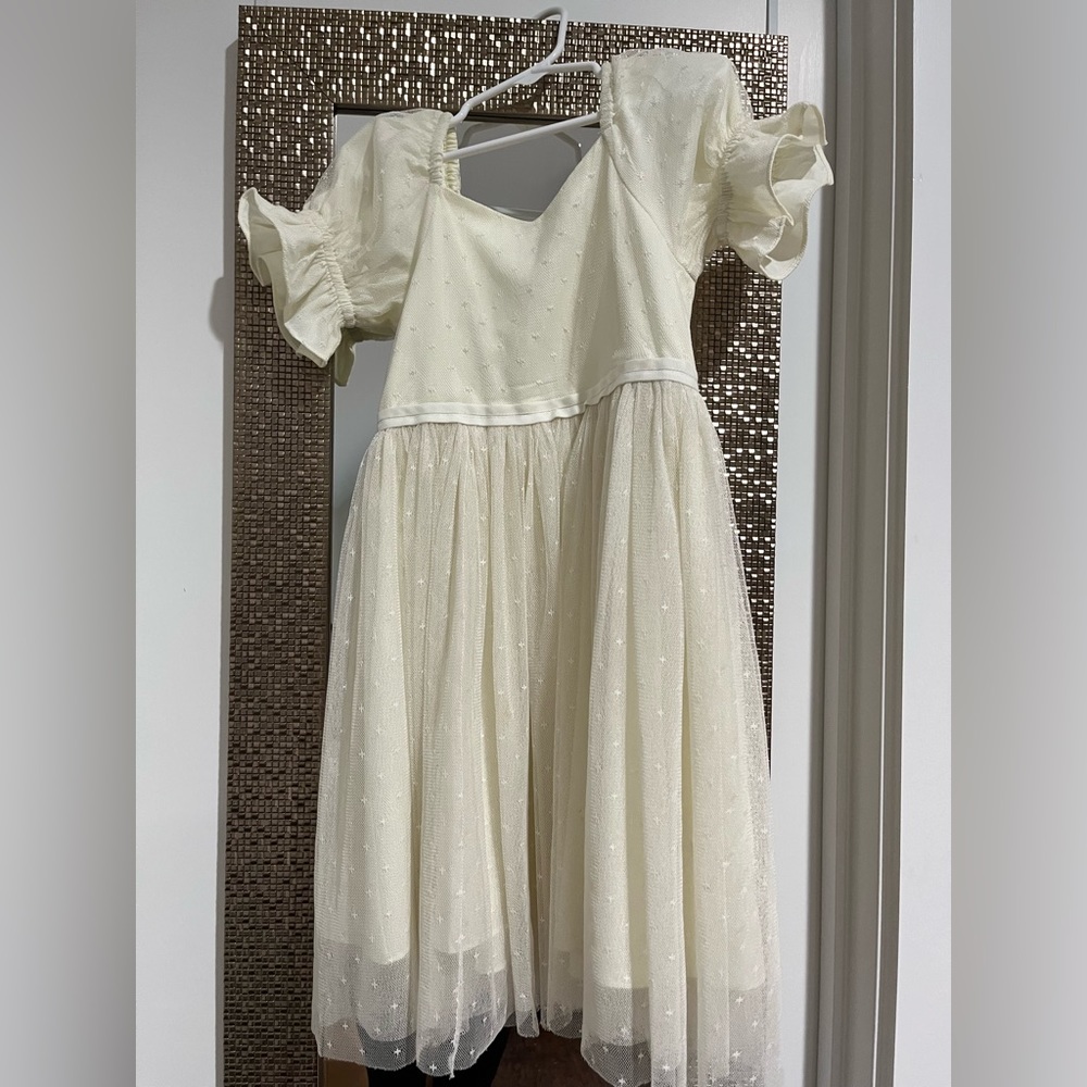 Ivy Citi Mini Ballerina Ivory flower girl dress